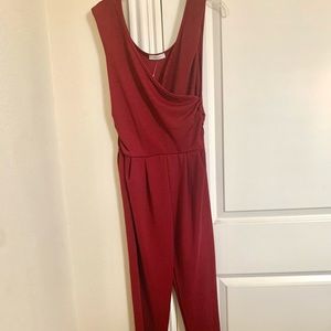 Maroon Jumpsuit